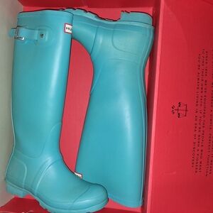 Hunter Sky Blue Rainboots